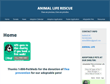 Tablet Screenshot of animallifeinc.com
